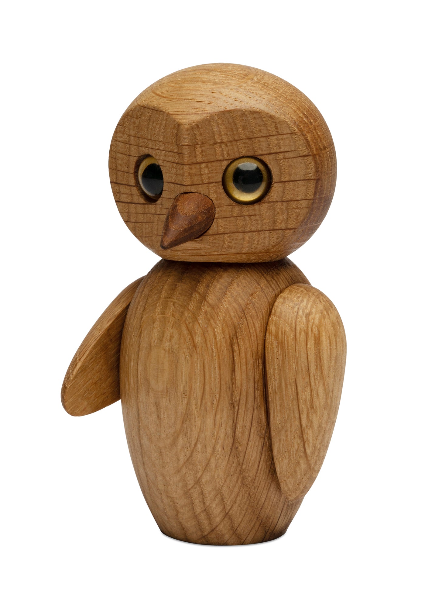 Clever Ugle træfigur - eg